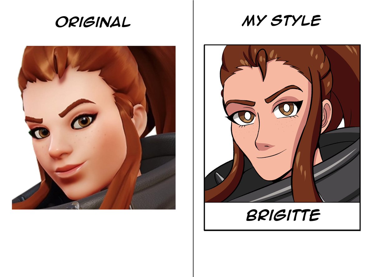 TheChunster56's tweet photo. Felt like drawing every Overwatch 2 hero portrait. Here's Brigitte! (32/42) #Overwatch2 #OverwatchFanart #brigitte https://t.co/bCuo4WK6JJ