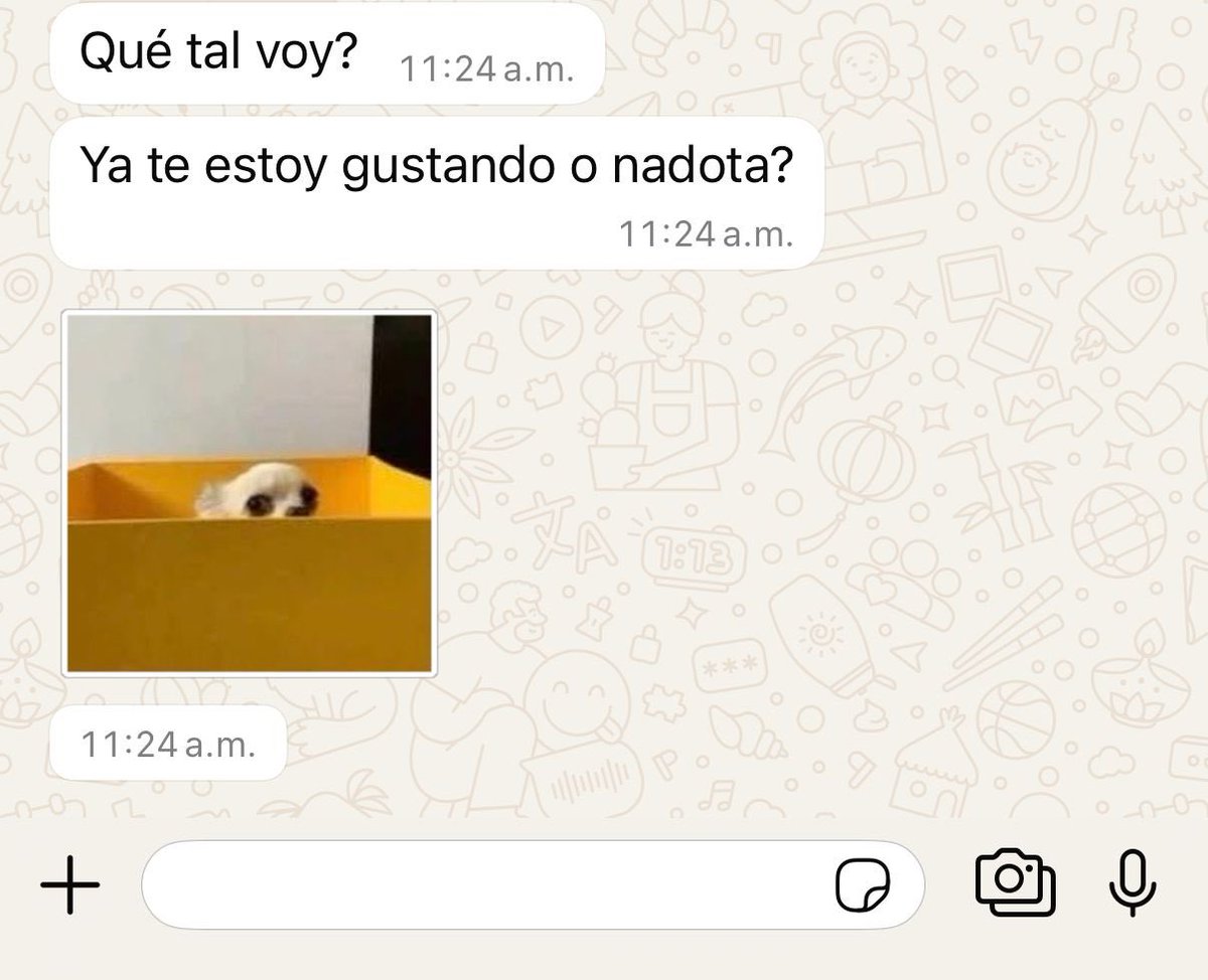 Yo ligando.