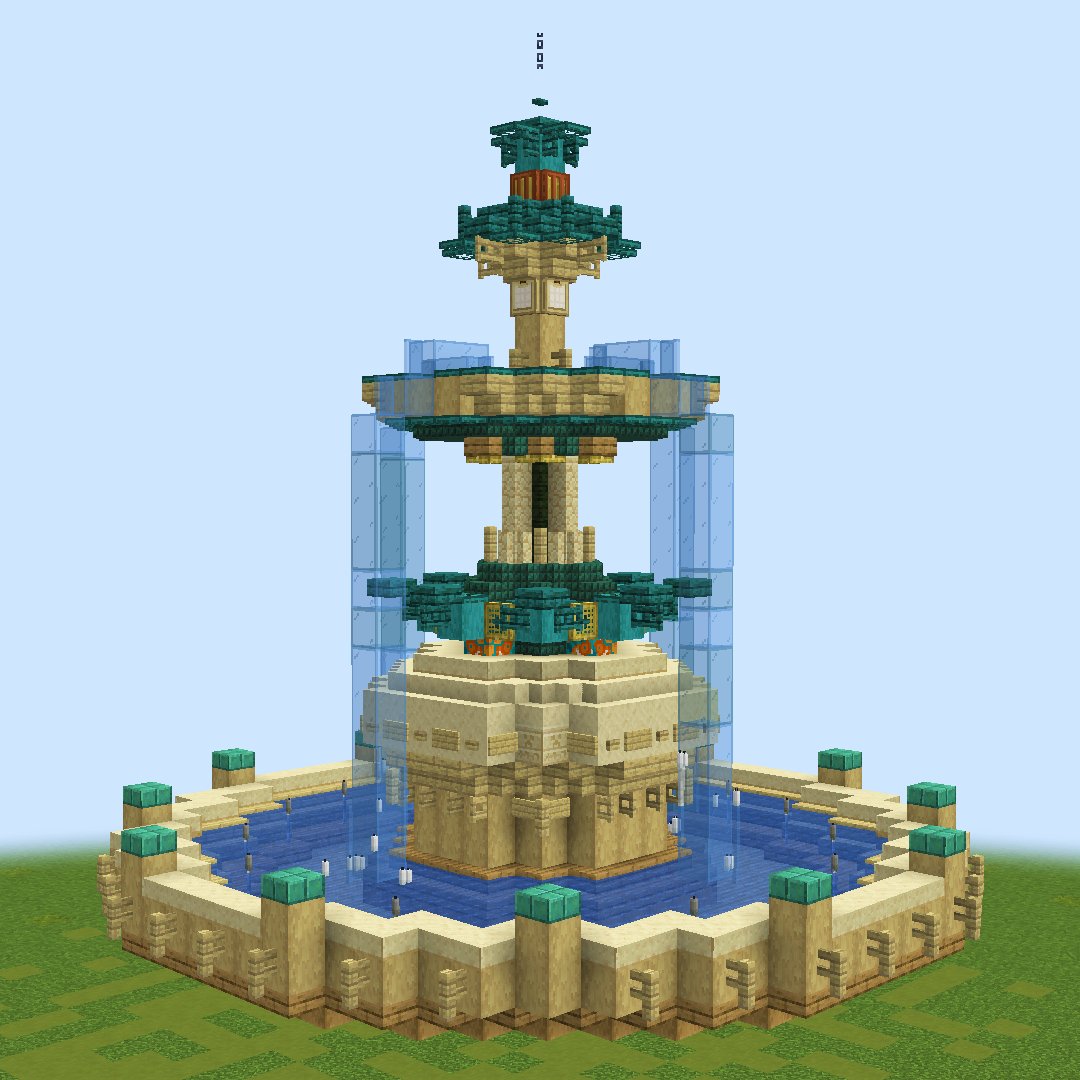 Weirdly proud of this fountain I built for <a href="/ThaThaMango/">ThaMango</a>'s new video.