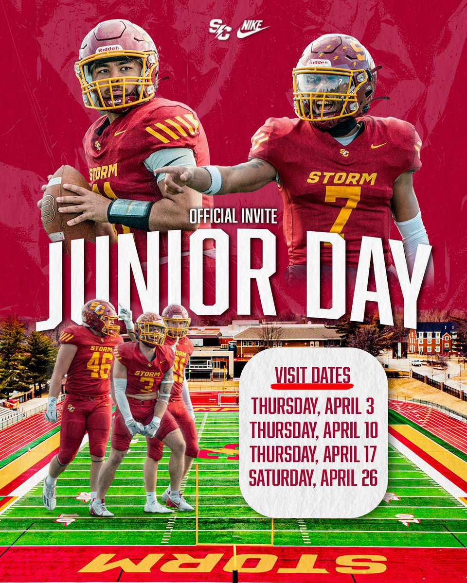 Thank you for the junior day invite! <a href="/scstormfootball/">Simpson Football ⚡️</a>