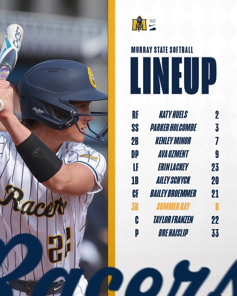 The starting 9⃣ against the Zips

#GoRacers🏇