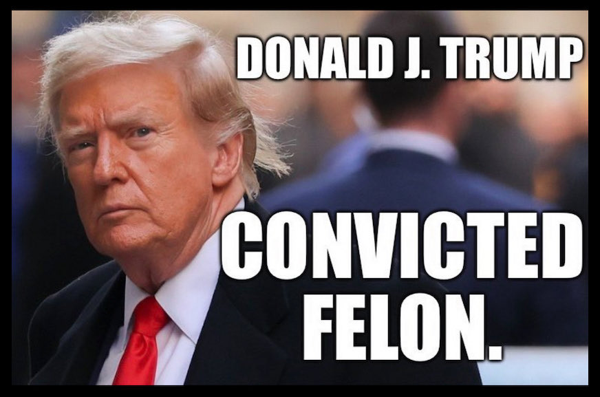 Raise a ✋ if you think a convicted felon is UNFIT to be Commander in Chief! 🙋‍♂️