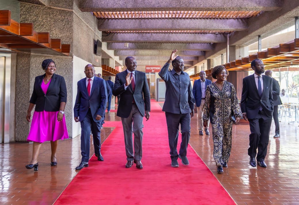 Rading Otieno (@rading_otieno) on Twitter photo Today's joint statement by H.E <a href="/WilliamsRuto/">William Samoei Ruto, PhD</a> and RT. Hon <a href="/RailaOdinga/">Raila Odinga</a> is monumental in forging a better Kenya. For once I've seen two leaders come together to ensure a prosperous nation. We as Kenyans should work as one people and shun tribal politics. Hongera ! Today's joint statement by H.E <a href="/WilliamsRuto/">William Samoei Ruto, PhD</a> and RT. Hon <a href="/RailaOdinga/">Raila Odinga</a> is monumental in forging a better Kenya. For once I've seen two leaders come together to ensure a prosperous nation. We as Kenyans should work as one people and shun tribal politics. Hongera !