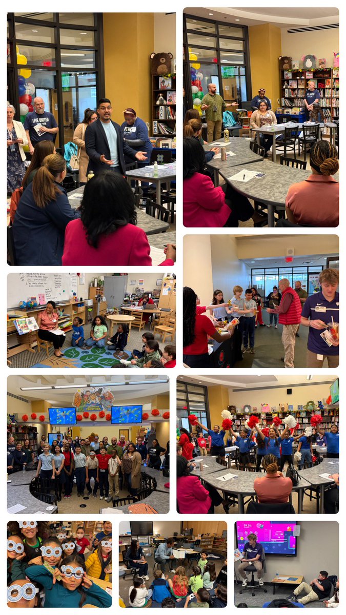 MarvLibrary's tweet image. A huge THANK YOU to all the amazing volunteers and businesses who joined us for Reading Day with United Way, presented by Atmos! Your time, energy, and love for reading made a lasting impact on our students.❤️ @UnitedWayDallas @DowntownIda @DISD_Libraries