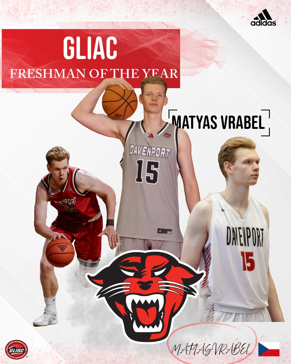 Davenport Panthers (@duathletics) on Twitter photo First Freshman of the Year for DU men's hoops since joining the GLIAC ✅
Vrabel ended the season averaging 10.9 points, 6.9 rebounds (led team) and 1.1 assists per game. The freshman also shot a team-high 5.9 percent from the floor.
#DUingWork
<a href="/DU_MensBBALL/">Davenport Men's Basketball</a> First Freshman of the Year for DU men's hoops since joining the GLIAC ✅
Vrabel ended the season averaging 10.9 points, 6.9 rebounds (led team) and 1.1 assists per game. The freshman also shot a team-high 5.9 percent from the floor.
#DUingWork
<a href="/DU_MensBBALL/">Davenport Men's Basketball</a>