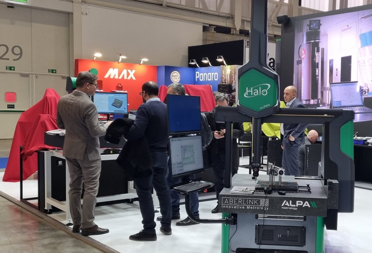 MECSPE exhibition in Bologna 5:45pm:

All the other metrology stands are packed up and deserted, we were still working through a queue of engineers wanting demonstrations of the Fulcrum.

Find out why our innovative Fulcrum CMM is turning heads below:
youtube.com/playlist?list=…