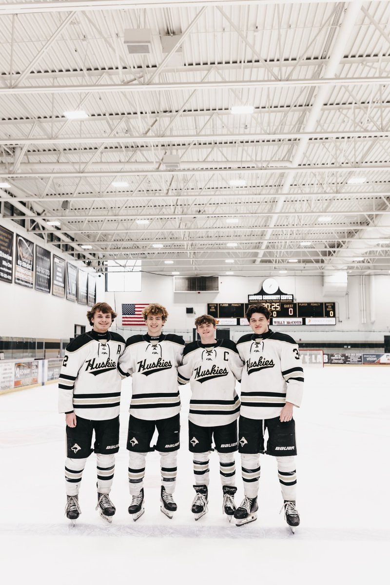 andoverhshockey's tweet photo. What a season, boys! 

Through every challenge and every doubt, this team showed heart, resilience, and the true meaning of never giving up. From an incredible comeback this season to proving the doubters wrong, we couldn’t be prouder of this group. #RollSkies 💛🖤 https://t.co/dtyey5wuio
