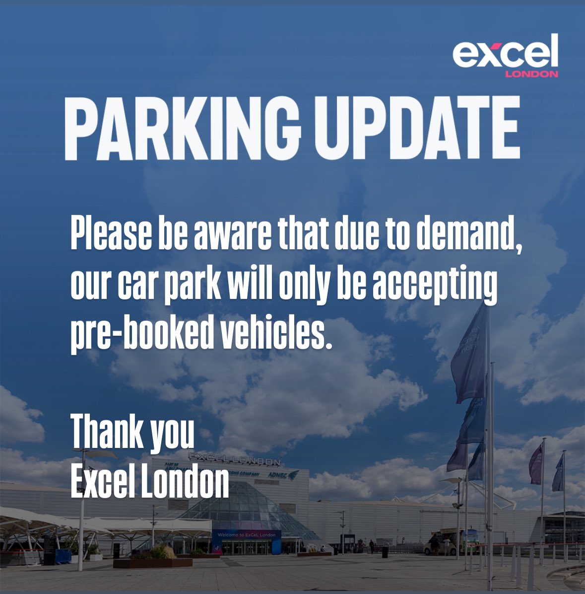 Excel London tweet media