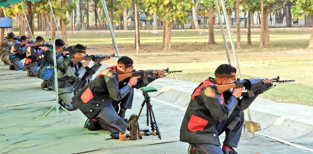 PRODefDehradun's tweet photo. “Precision, discipline, and marksmanship! 🇮🇳💥

Uttar Bharat Area's #Sharpshooters battle it out at the Skill at Arms Competition, pushing the limits of accuracy and combat readiness. A true test of grit and skill!

#IndianArmy
#SkillAtArms
#BattleReady https://t.co/3sRDz7mK8G