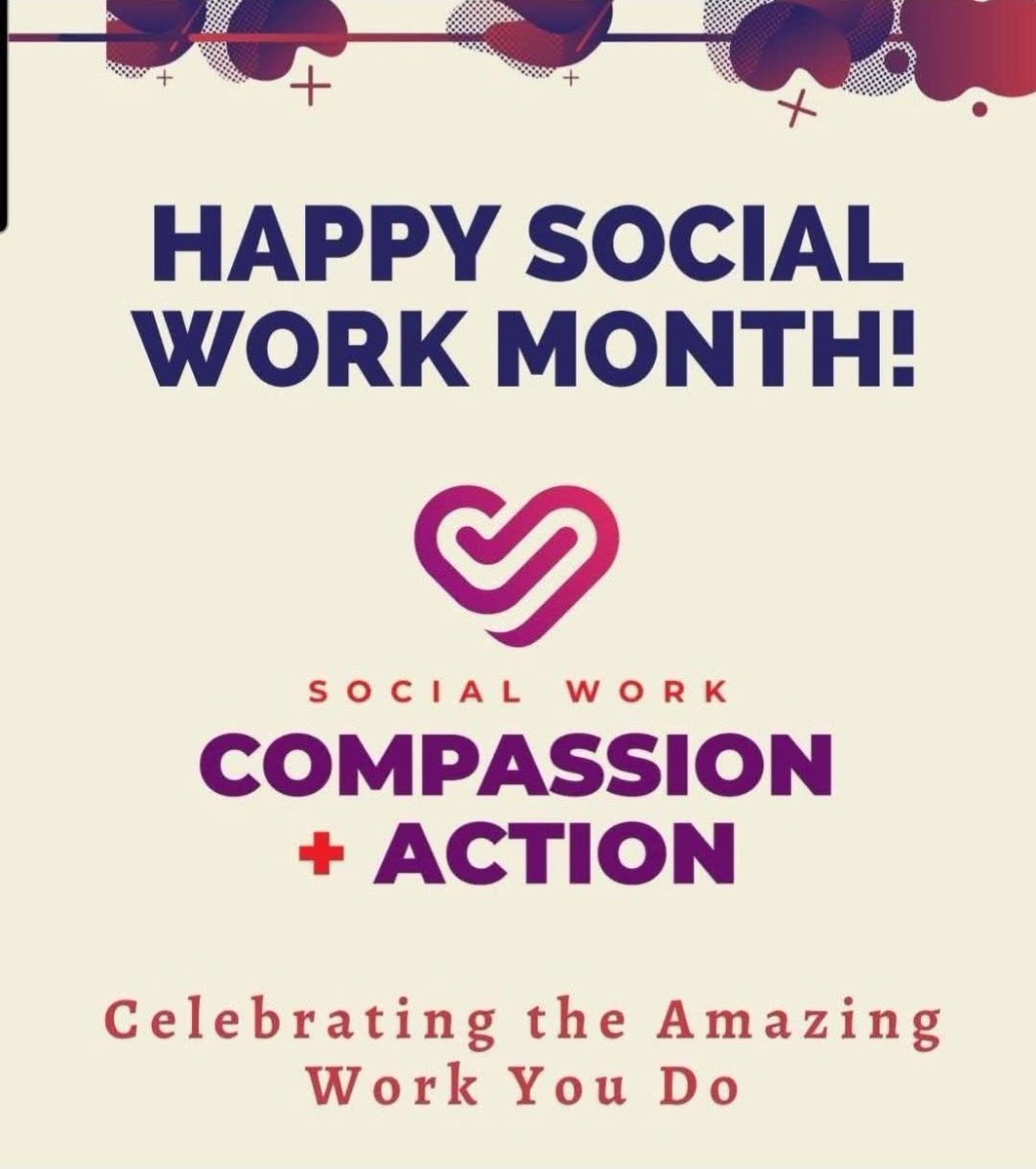 sw_cobb's tweet photo. Happy Social Work Month to all of the Social Workers doing the amazing work that you do. #Compassion #Action https://t.co/CiWp3IfdAi