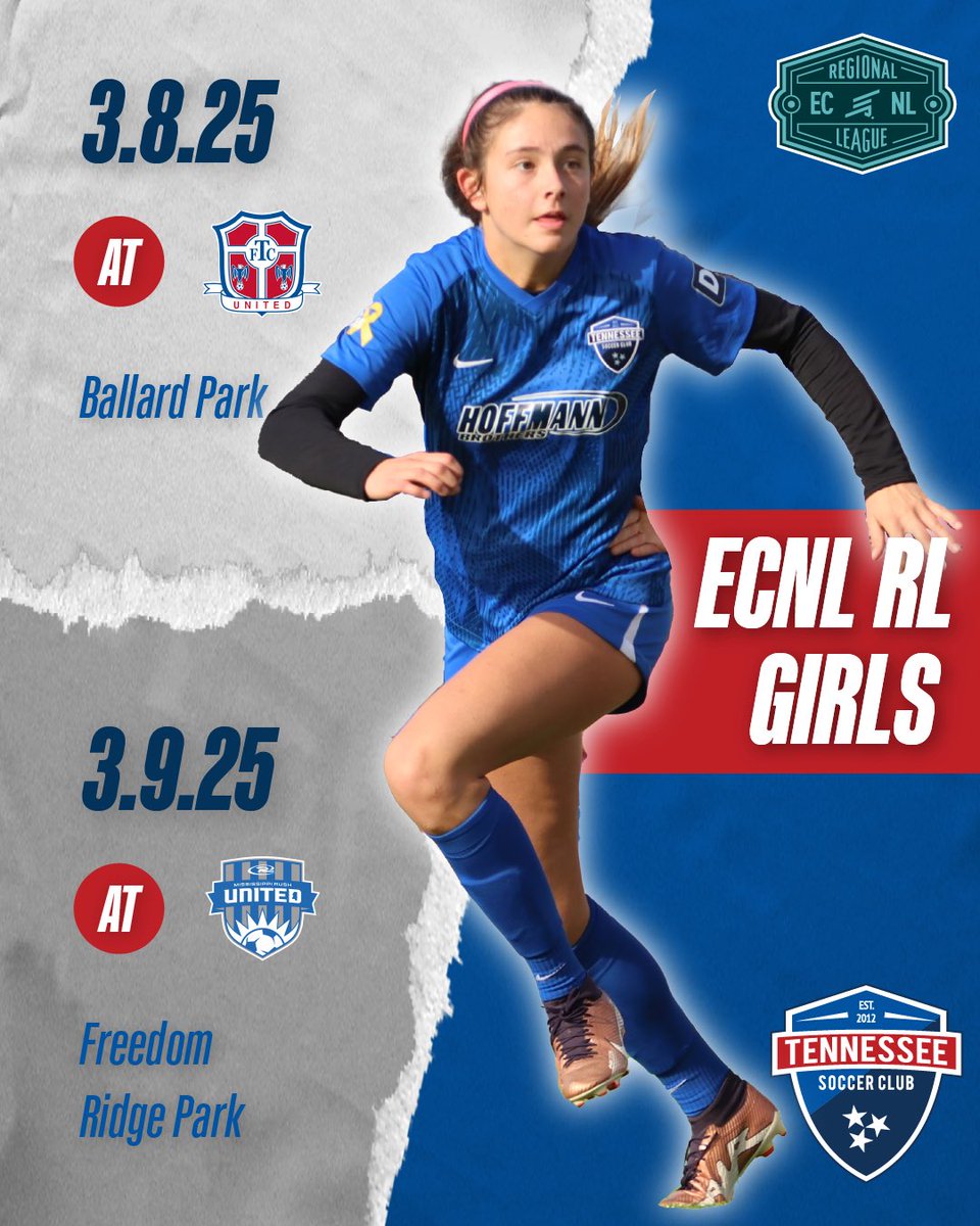 Good luck this weekend to our ECNL and ECNL RL teams!