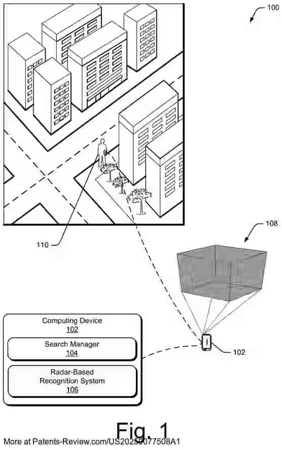 PatentPulse's tweet image. New patent application #US20250077508A1 by #Google introduces radar recognition-aided search. It refines searches using gestures &amp;amp; physiological data, like directing a coffee shop search based on walking direction. #RadarTech $GOOGL #Innovation #SearchTech
