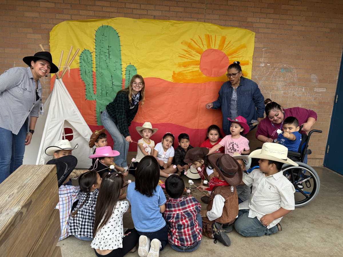 Yeehaw! Our little cowboys &amp; cowgirls had a rootin' tootin' good time at Pre-K Cowboy Day! 🤠 S'mores, teepees, horseback rides, face tattoos, and lasso fun! What a day!