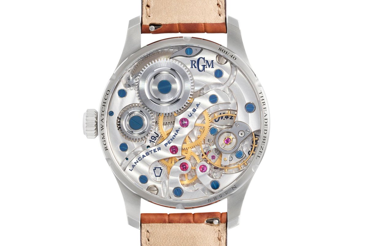 RGMWatchCompany's tweet photo. The RGM Model 801/40's view from the back. At 40mm in size, the smaller 801 is an all-movement view!
#rgmwatchco #rgmwatches #rgmwatch #watch #watches #wristwatch #wristwatches #watchmaking #watchmaker #independentwatchmaking #independentwatchmaker #watchmovement https://t.co/Ee4PewqHGD