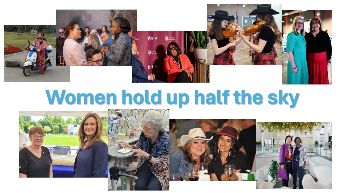 As tomorrow is International Women's Day, we are pausing to recognize the women at Phoenix Sister Cities and in our sister cities around the globe.  Thank you for holding up half of our sky!