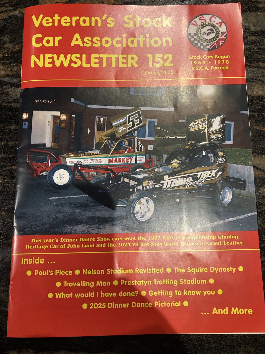 reading the stockcar vet’s newsletter. The origins of “Rinky dink” as a starting music at stockcars and who was responsible for it being played and when. Love these pieces on the sports history. Never knew this!