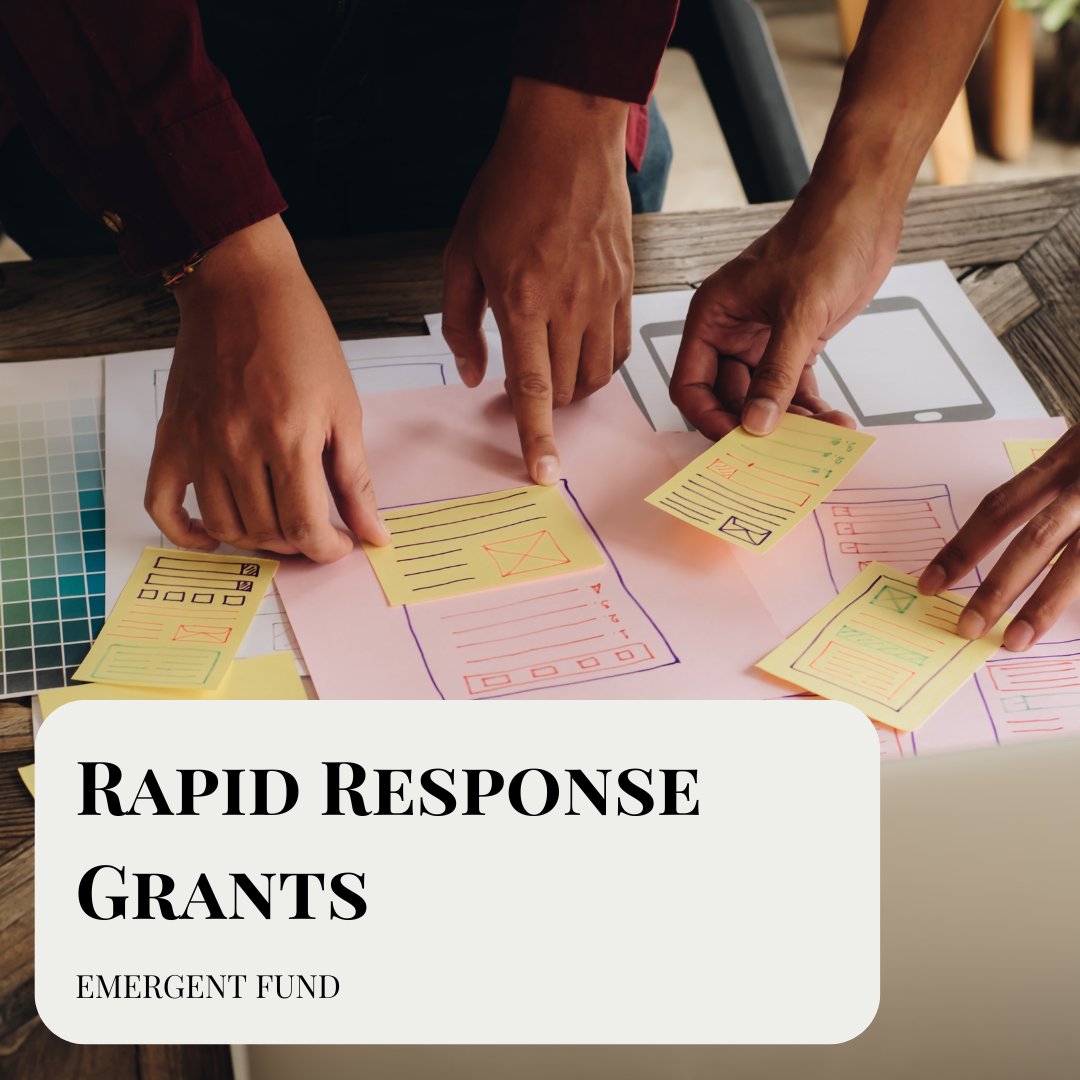 opportunitiesfy's tweet image. 🚨 Need urgent funding for social &amp;amp; economic justice work? The Emergent Fund offers monthly rolling grants to support movements responding to critical moments.

📅 Deadline: 3rd Thursday of each month
🔗 Apply: wp.me/p23f03-dgU
#EmergentFund #RapidResponse #USA