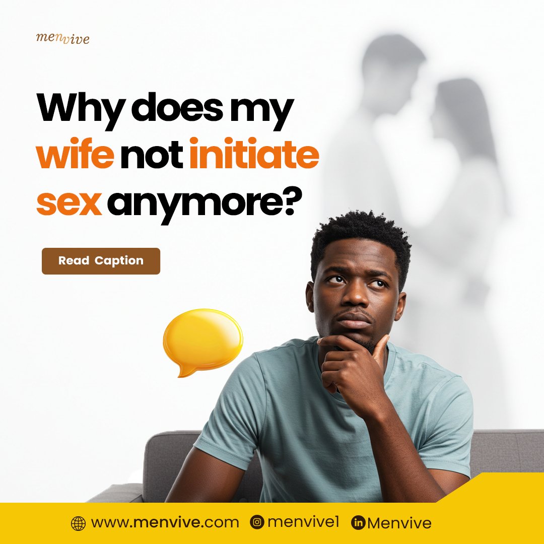 Menvive's tweet photo. Brother to brother talk: What's your take?

A brother in our community has a concern:.

👉 Why does my wife not initiate sex anymore?

If you've been in a similar situation or have insights to share, drop your thoughts in the comments. 

Let’s help a brother out!

#helpabrother https://t.co/keinxRzAO4