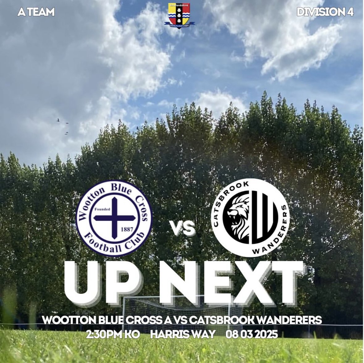 BlueWoottonMens's tweet photo. 💪🏼 | 𝙏𝙤𝙢𝙤𝙧𝙧𝙤𝙬𝙨 𝙇𝙞𝙣𝙚-𝙐𝙥!

𝟏𝐬𝐭 𝐓𝐞𝐚𝐦 | Away 🆚 @CaldecoteAfc
Caldecote, SG18 9BQ

𝐑𝐞𝐬𝐞𝐫𝐯𝐞𝐬 | Home 🆚 Buffs FC
Weston Park, MK43 9JT

”𝐀” 𝐓𝐞𝐚𝐦 | Away 🆚 @CatsbrookWande1 

Important points up for grabs! | All 2:30pm Kick Offs!

Up the Bluey! 🔵✖️ https://t.co/qjwE5YZscs
