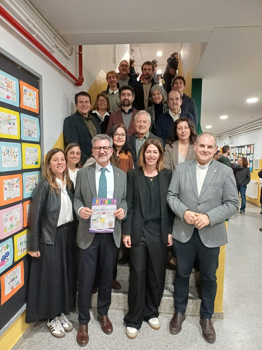 🎂L’escola Jaume Ferran i Clua celebra 50 anys d’història i es consolida com un referent educatiu a #SantCugat

🫶 Felicitats a la comunitat educativa, des del professorat fins a les famílies i l’alumnat