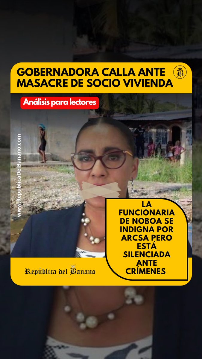 Gobernadora Zaida Rovira Indignada por Cierre de Arcsa, pero Silenciosa ante Masacre en Socio Vivienda

republicadelbanano.com/2025/03/07/gob…