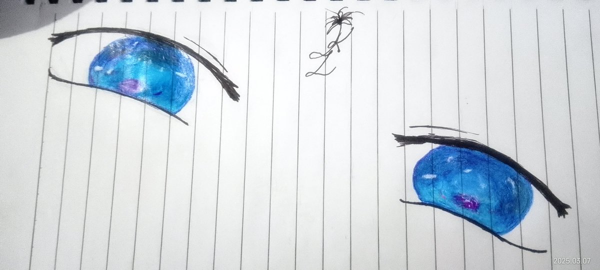 KZhadowz's tweet image. Siempre me a gustado hacer ojitos! Y bueno después de 7-8 años que no dibujo salió decente, no…? :3 jaja síp lo de en medio es mi firma, mi flor favorita y mis dos iniciales de aquí!!
#drawagain #eyes