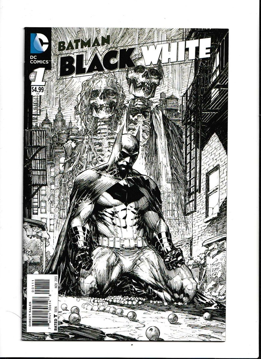 MakeMyComicRare's tweet image. #BatmanBlack&amp;amp;White #1 (2013) #MarcSilvestri Cover &amp;amp; #MichaelCho Pencils, #ChipKidd Story, 1st Appearance of #RoxyRocket The legendary, Eisner Award-winning series #BATMAN BLACK AND WHITE returns in a brand-new six-issue miniseries featuring tales of #TheDarkKnight by some of…