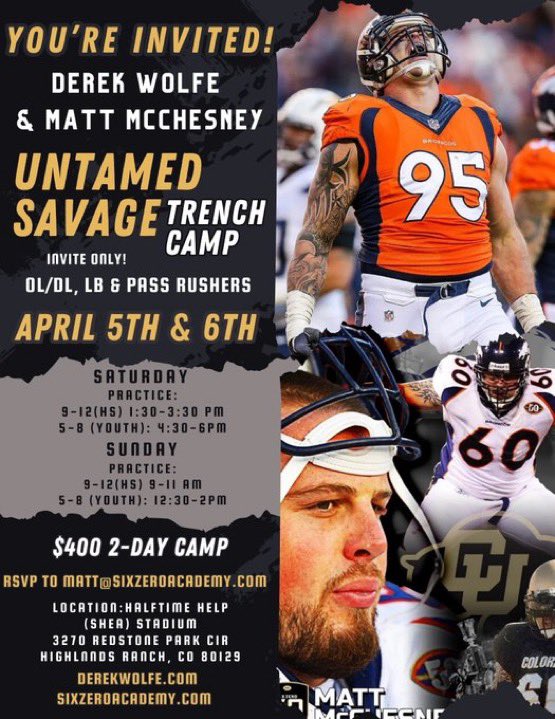 Thank you <a href="/SixZeroAcademy/">Coach Matt McChesney</a> for the invite. Ready to put in the work.