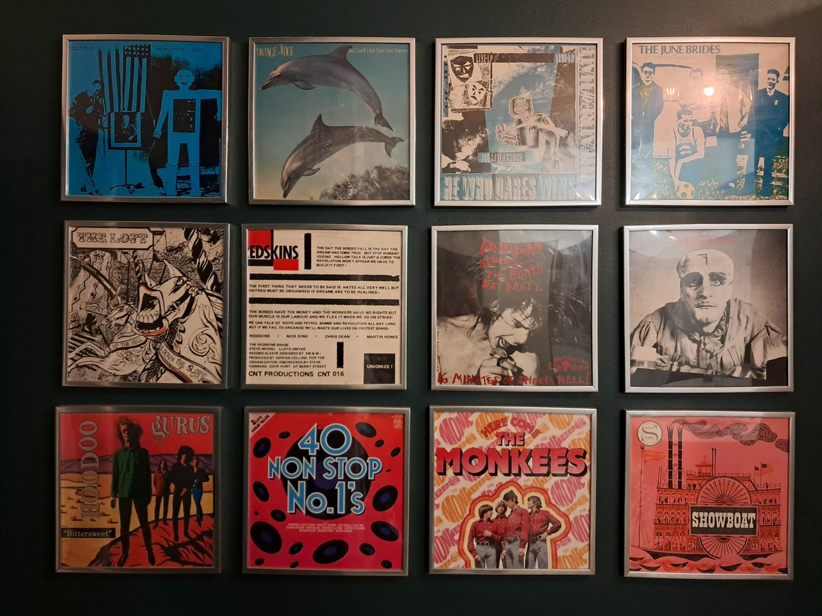 Was going to play some <a href="/TheLoftUKband/">The Loft</a> ahead of seeing them next week. Couldn't find my 'up the hill' 12" Turns out it's on the kitchen wall, on the black,  white and red row.