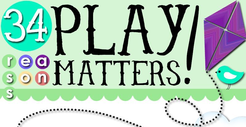 “Free play gives children an outlet to express their emotions and feelings and helps them develop a sense of who they are.” — @KaBOOM 

Here are 34 wonderful reasons why #playmatters for children's health, happiness, and success: buff.ly/TQnxPsL