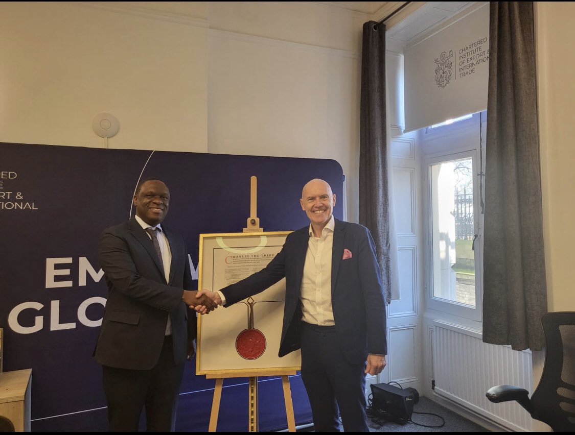 Jacqueline Mkindi (@mkindijackie) on Twitter photo The UK's Chartered Institute of Export & International Trade, led by Mr. <a href="/marco4gione/">Marco Forgione</a>, has pledged its support to bolster the export of TZ horticultural crops to the UK during our bilateral meeting in London, thanks to Ambassador <a href="/MbelwaK/">mbelwa Kairuki</a> <a href="/mfa_tanzania/">MFA Tanzania</a> <a href="/TradeMarkAfrica/">TradeMark Africa</a> The UK's Chartered Institute of Export & International Trade, led by Mr. <a href="/marco4gione/">Marco Forgione</a>, has pledged its support to bolster the export of TZ horticultural crops to the UK during our bilateral meeting in London, thanks to Ambassador <a href="/MbelwaK/">mbelwa Kairuki</a> <a href="/mfa_tanzania/">MFA Tanzania</a> <a href="/TradeMarkAfrica/">TradeMark Africa</a>