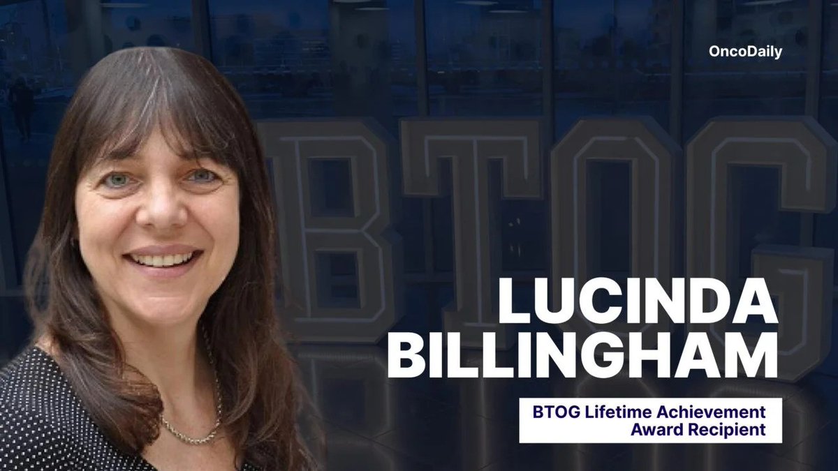 🌟Lucinda Billingham Receives the 2025 <a href="/BTOGORG/">BTOG</a>  Lifetime Achievement Award🏆
<a href="/CindyBillingham/">Lucinda Billingham</a> 

The British Thoracic Oncology Group (BTOG) has awarded Lucinda Billingham the 2025 BTOG Lifetime Achievement Award for her contributions to thoracic oncology in the UK.🫁 The award