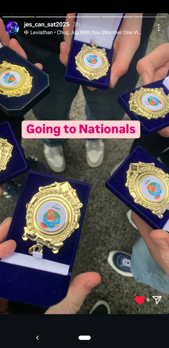Karen Duffy (@duffykaren4) on Twitter photo Congratulations to <a href="/Col_Iognaid_SJ/">Coláiste Iognáid SJ</a> #CanSatProject team on making it through the Regional competition at <a href="/TUS_Athlone_/">TUS Athlone Campus</a> today and on to the <a href="/Esero_ie/">ESERO Ireland</a> Final Competition.
#ESA #ESERO #space #exploration #teamwork #STEM #create #curiousminds Congratulations to <a href="/Col_Iognaid_SJ/">Coláiste Iognáid SJ</a> #CanSatProject team on making it through the Regional competition at <a href="/TUS_Athlone_/">TUS Athlone Campus</a> today and on to the <a href="/Esero_ie/">ESERO Ireland</a> Final Competition.
#ESA #ESERO #space #exploration #teamwork #STEM #create #curiousminds