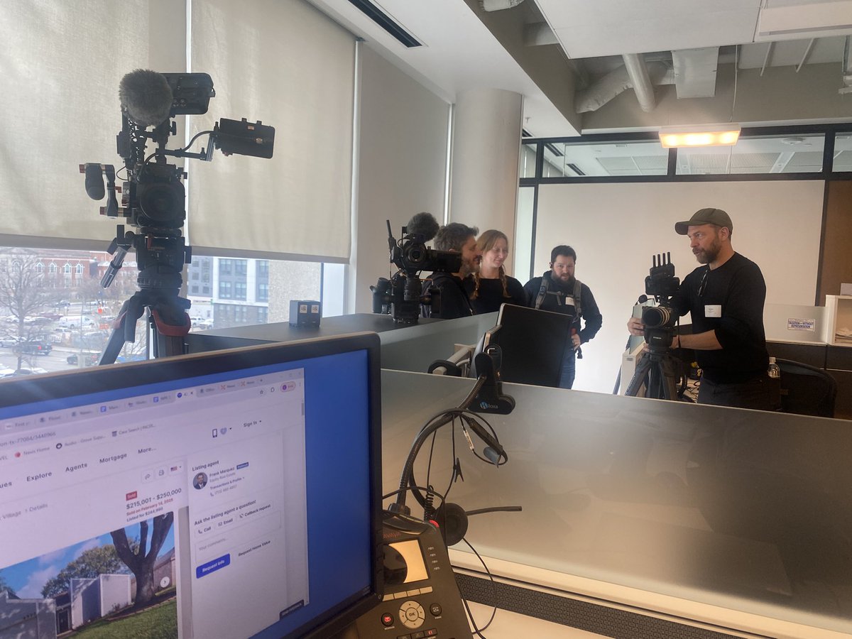 LauraSullivaNPR's tweet image. Who says we just do audio around here. Working on our latest film with our partners at PBS Frontline - here at the home fort. Public Media Love. #NPR @frontlinepbs