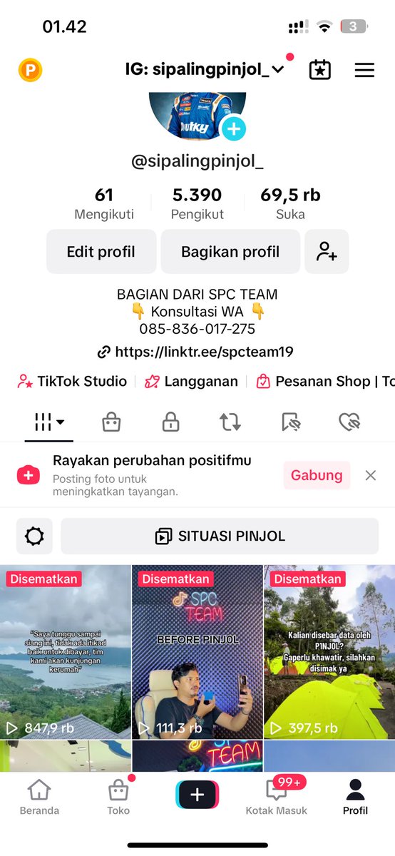 Alfsyhdfa's tweet photo. @tanyakanrl biasa fokus di tiktok, tapi kali aja warga X ada yg butuh jalan keluar 🙏🏻 https://t.co/yzdTqxJHvW