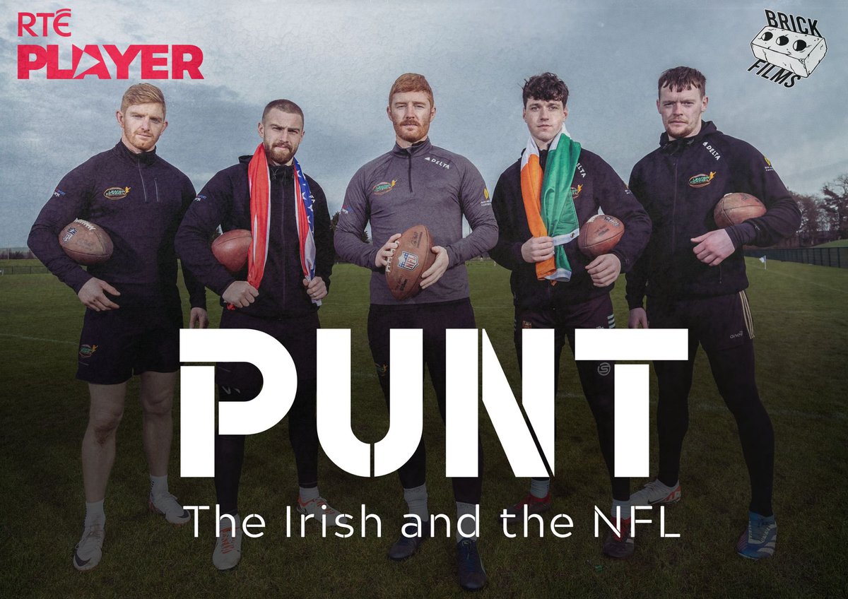 Documentary launch  🇮🇪‼️

Given the success of Irish athletes making an impact in the NFL &amp; College Football, <a href="/RTEOne/">RTÉ One</a> has been shooting a documentary to cover the journey over the last 18 months. 

It airs March 24th at 9:35pm ‼️

#leaderkicking #irish #nfl #collegefootball