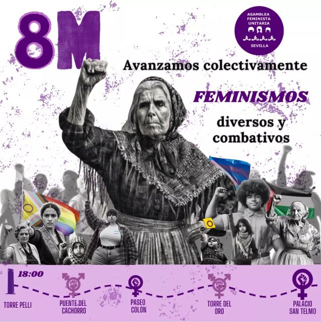 No hay avance sin igualdad. No hay igualdad sin respeto
#8Marzo