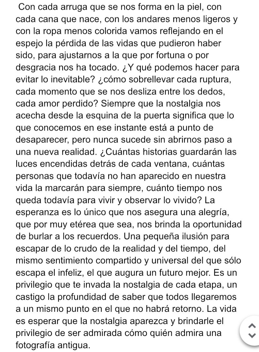 una pekeña cosa ke escribí sobre la nostalgia y el paso deltiempo… algo ke llevo fatal🥸