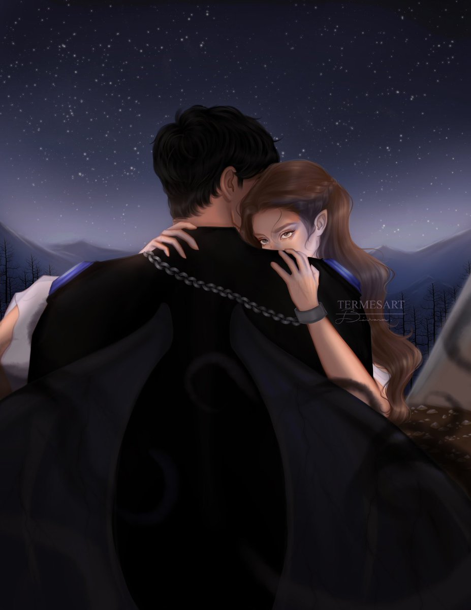 termesart's tweet image. Elain and Azriel | A Court of Wings and Ruin