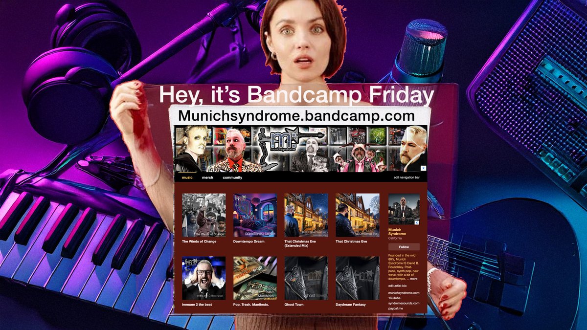 munichsyndrome.bandcamp.com 

Hey, it's Bandcamp Friday... there is a lot to discover at our Munich Syndrome page!!

Check it out!