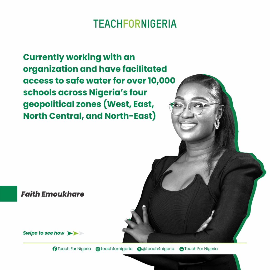 When women lead, progress is inevitable!
We celebrate Teach For Nigeria alumnae driving change—from literacy to teacher development &amp; community transformation.
Tag an alumna making an impact!

#IWD2025 #AccelerateAction #TeachForNigeria #WomenInEducation