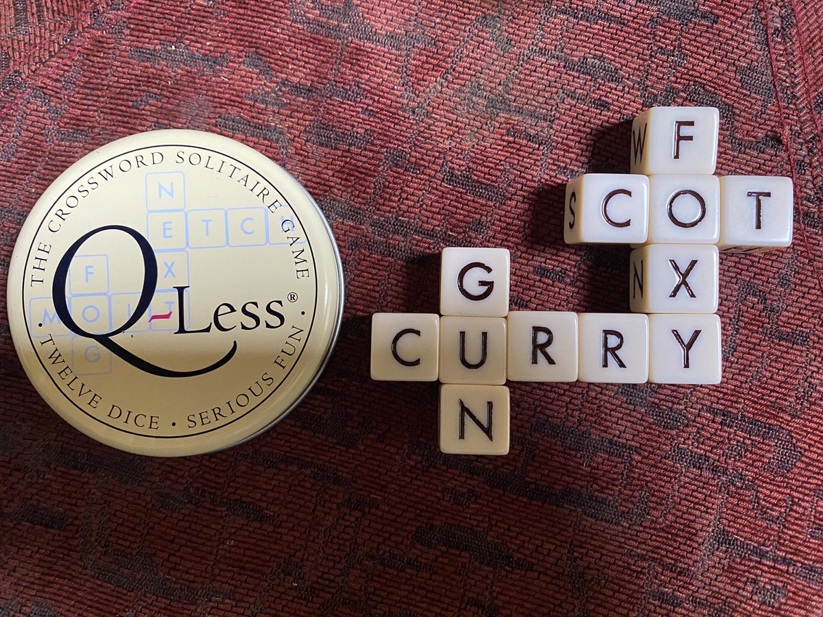 Dornage's tweet photo. Daily #qless crossword solitaire challenge 66 https://t.co/93CwBHCtz3