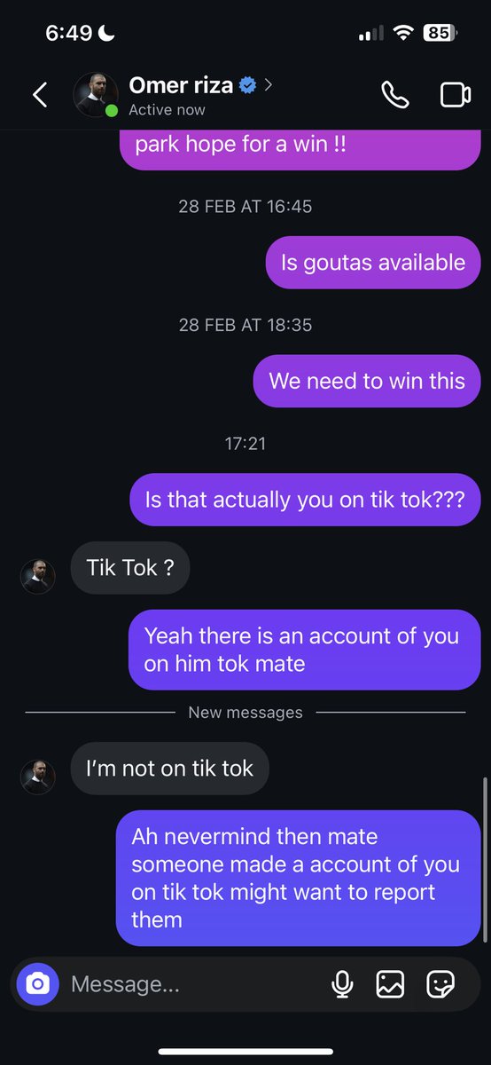 riza is not on tik tok unfortunately 😭 :(