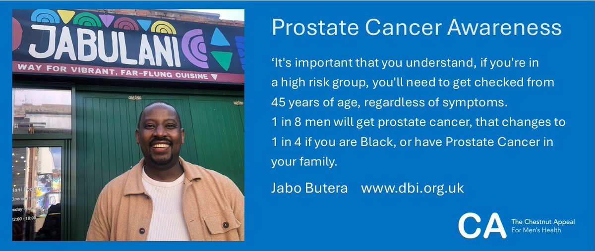 The Chestnut Appeal for Men’s Health tweet media