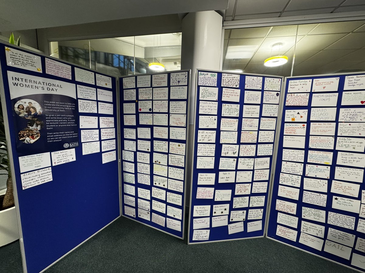 Dr. Samantha M. Curle (she/her) (@samanthacurle) on Twitter photo Feeling truly honoured to be recognised in this interactive installation at <a href="/UniofBath/">University of Bath</a> celebrating the amazing women across campus for #IWD2025! 💜✨ Inspiring to see so many brilliant women acknowledged. A fantastic way to mark #InternationalWomensDay! 🙌👩🎓🎉 Feeling truly honoured to be recognised in this interactive installation at <a href="/UniofBath/">University of Bath</a> celebrating the amazing women across campus for #IWD2025! 💜✨ Inspiring to see so many brilliant women acknowledged. A fantastic way to mark #InternationalWomensDay! 🙌👩🎓🎉