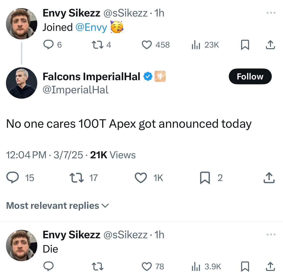 100 Thieves Esports tweet media