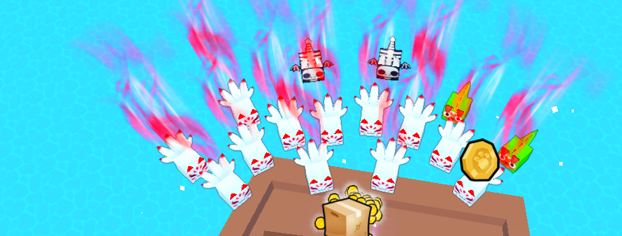 Got to abuse some buggs, idk how it happend but it happend :) 16 pets equipt but max is 8 #PetsGO