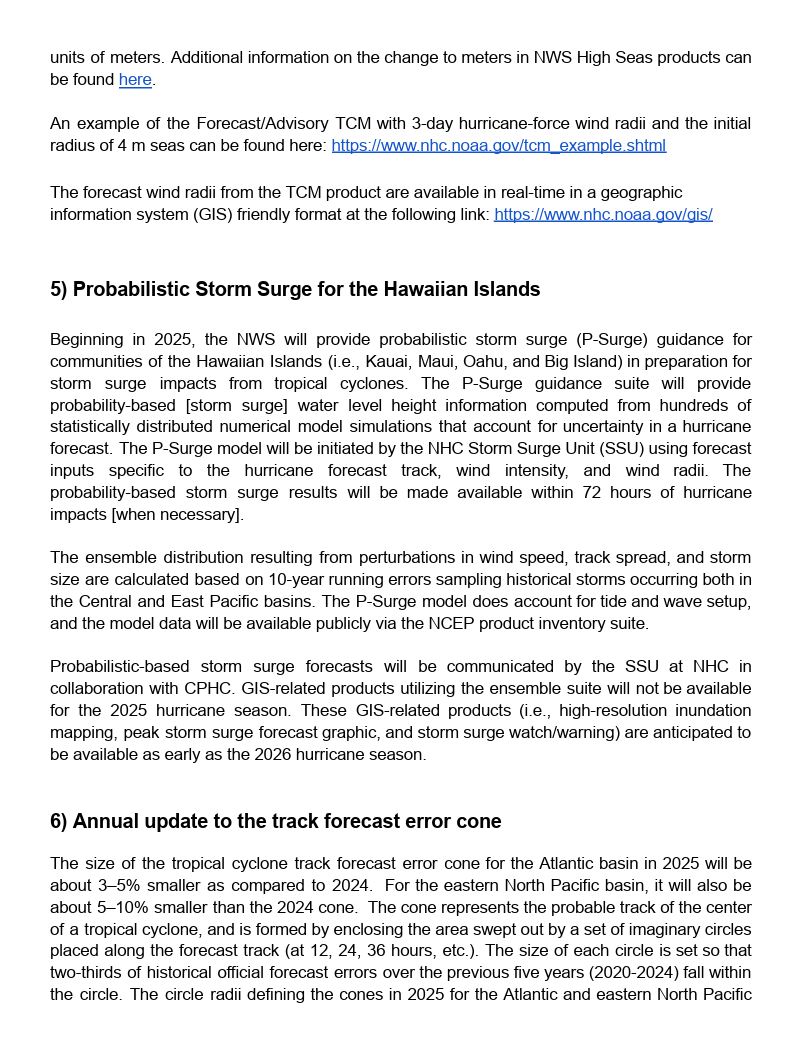 NWSNHC's tweet image. As we do around this time each year, we've just released an update on the new products and services that will be available from NHC for the 2025 hurricane season.
You can find the full listing here: nhc.noaa.gov/pdf/NHC_New_Pr…