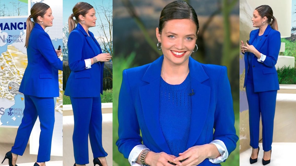 L'adorable <a href="/Gennifer_Demey/">Gennifer Demey</a> à la présentation de la météo ce soir