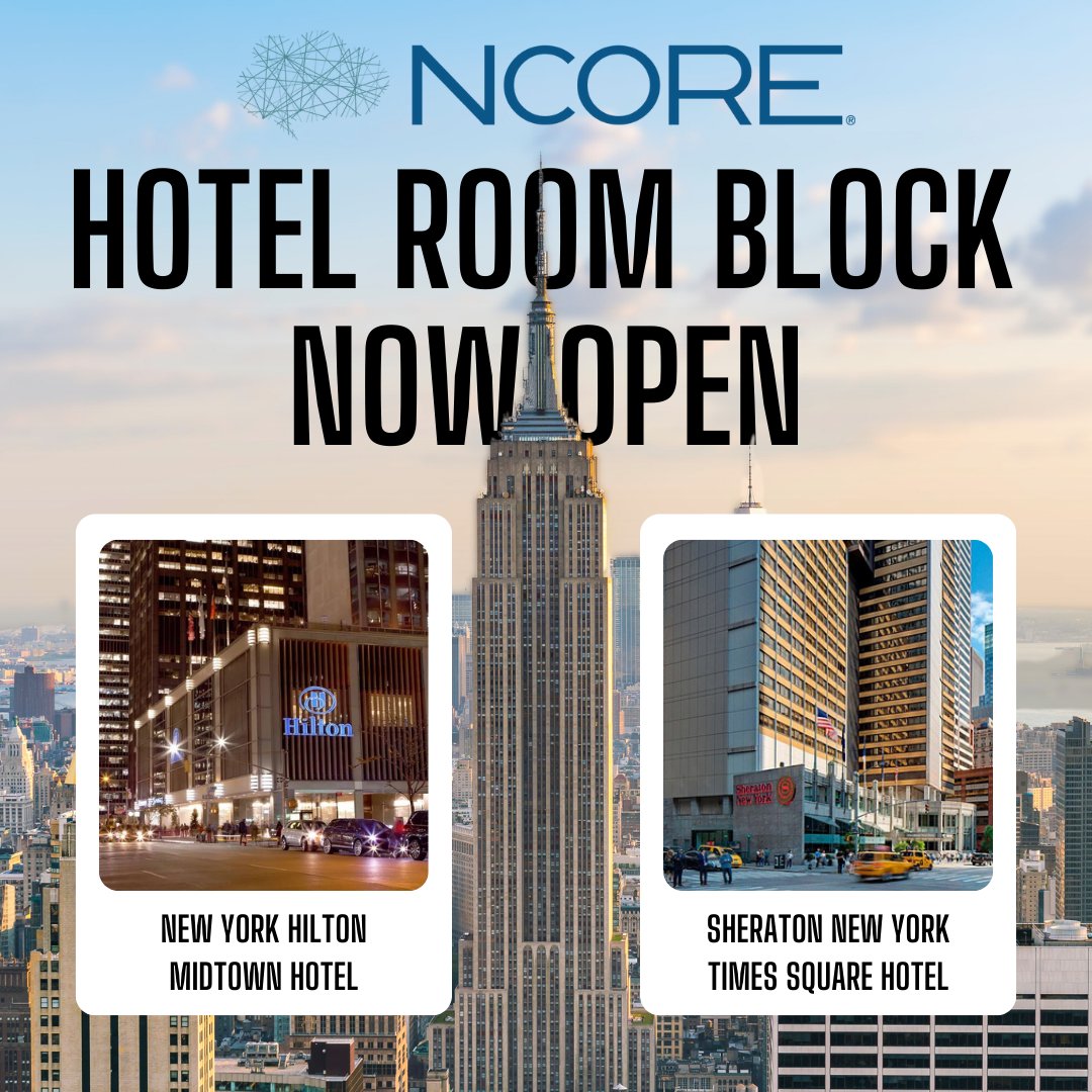 🏨 Planning your stay for #NCORE2025? Our official hotel blocks are open and filling up fast! Book now to reserve your room!

ncore.ou.edu/NCORE-2025/Hot…